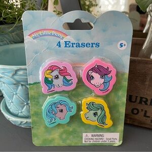 My Little Pony Vintage Inspired Erasers❤️